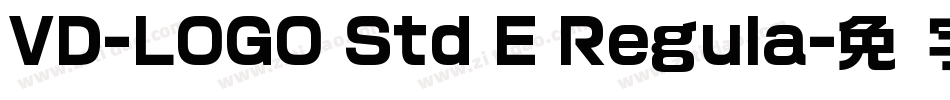 VD-LOGO Std E Regula字体转换
